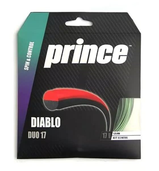 Prince Tennis String DIABLO DUO 17