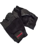 York, Fitness Deluxe Leather Workout Glove Small, 60189, Black - Image 4