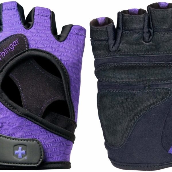 Harbinger Women's FlexFit Glove, Black/Purple