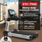 Sparnod Fitness, (7 HP AC Motor) Heavy Duty Commercial Use Treadmill, STC-7100 - Image 3