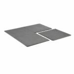 York, Fitness Interlocking Floor Guard Gym Equipment Training Mat, 6700, Black