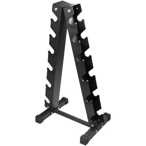 sdr-02-dumbbell-sets-500x500_1376x.webp Sparnod Fitness A-Frame 6-Tier Dumbbell Rack Stand (Dumbbells Not Included), SDR-02 - Image 1