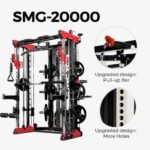 Sparnod Fitness SMG-20000 Functional Smith Machine – 9-in-1 Strength Station - Image 4