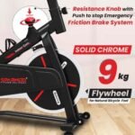 Sparnod Fitness Exercise Bike With 9 Kg Heavy-Duty Flywheel, SSB-09 - Image 5