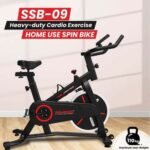 Sparnod Fitness Exercise Bike With 9 Kg Heavy-Duty Flywheel, SSB-09 - Image 3