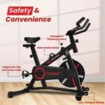 Sparnod Fitness Exercise Bike With 9 Kg Heavy-Duty Flywheel, SSB-09 - Image 8