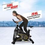 Sparnod Fitness Commercial Exercise Bike With 20Kg Spin Wheel, SSB-16 - Image 3