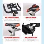 Sparnod Fitness Commercial Exercise Bike With 20Kg Spin Wheel, SSB-16 - Image 4