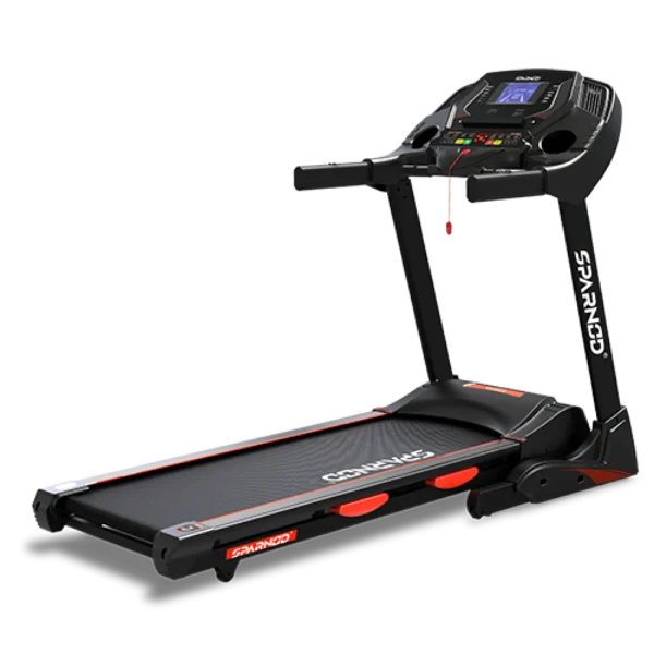 Sparnod Fitness 5 HP AC Motor Treadmill with 7 Inch LCD Display & Motor Incline, STC-5250