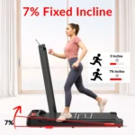 Sparnod Fitness Walking Pad Treadmill for Home/Office, STH-3004N - Image 3