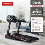 Sparnod Fitness, (2 HP DC Motor) foldable Sturdy treadmill with shock absorption, STH-3400 - Image 2