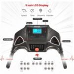 Sparnod Fitness, (2 HP DC Motor) foldable Sturdy treadmill with shock absorption, STH-3400 - Image 3