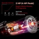 Sparnod Fitness, (2 HP DC Motor) Multifunctional Complete Workout home treadmill, STH-3500 - Image 9