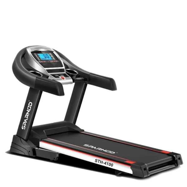 Sparnod Fitness, (2.25 HP Motor) 15% Auto Incline Home use Treadmill, STH-4100