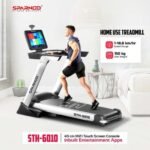Sparnod Fitness, (3 HP DC MOTOR) 15 grade electric ascension treadmill, STH-6010 - Image 2
