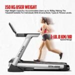 Sparnod Fitness, (3 HP DC MOTOR) 15 grade electric ascension treadmill, STH-6010 - Image 5
