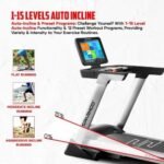 Sparnod Fitness, (3 HP DC MOTOR) 15 grade electric ascension treadmill, STH-6010 - Image 6