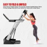 Sparnod Fitness, (3 HP DC MOTOR) 15 grade electric ascension treadmill, STH-6010 - Image 7