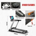 Sparnod Fitness, (3 HP DC MOTOR) 15 grade electric ascension treadmill, STH-6010 - Image 9