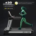 Sparnod Fitness, (6 HP AC Motor) 18.5 inch TFT Touch Screen Treadmill, STC-7000 - Image 6