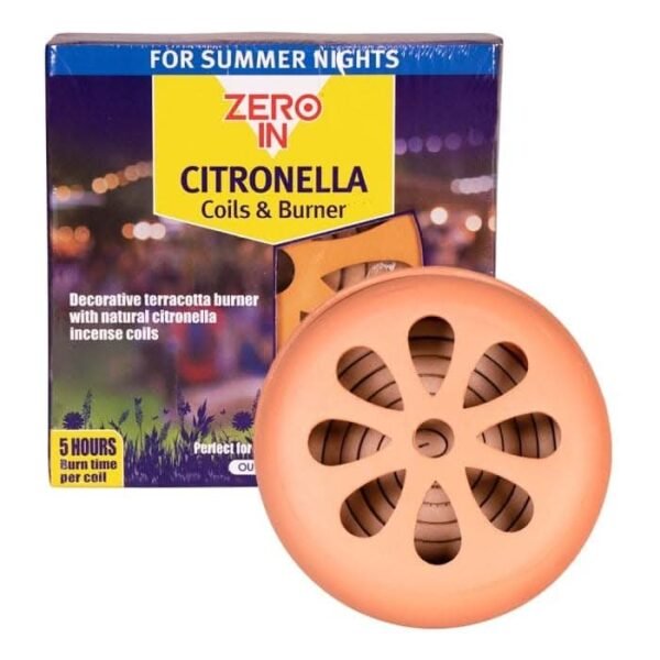 STV Citronella Burner and 6 Pack Coils