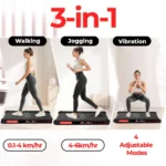 Sparnod Fitness 2.5 HP Peak Walkingpad (Walking, Jogging & Vibration Machine) - Image 5