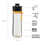 Aladdin Sports Tracker Water Bottle, 0.8L - Image 3
