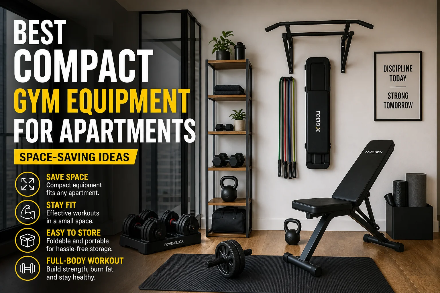 Best Compact Gym Equipment for Apartments (Space-Saving Ideas)