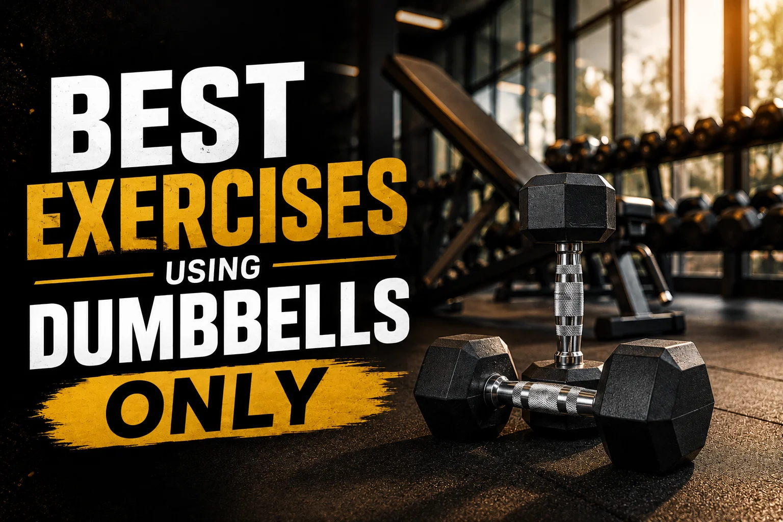 Best Exercises Using Dumbbells Only
